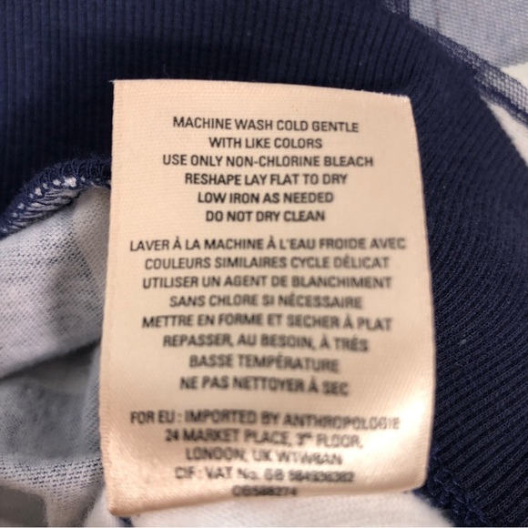 Anthropologie Postmark Elsie Gingham Poncho/Cape Top Small - Picture 8 of 11